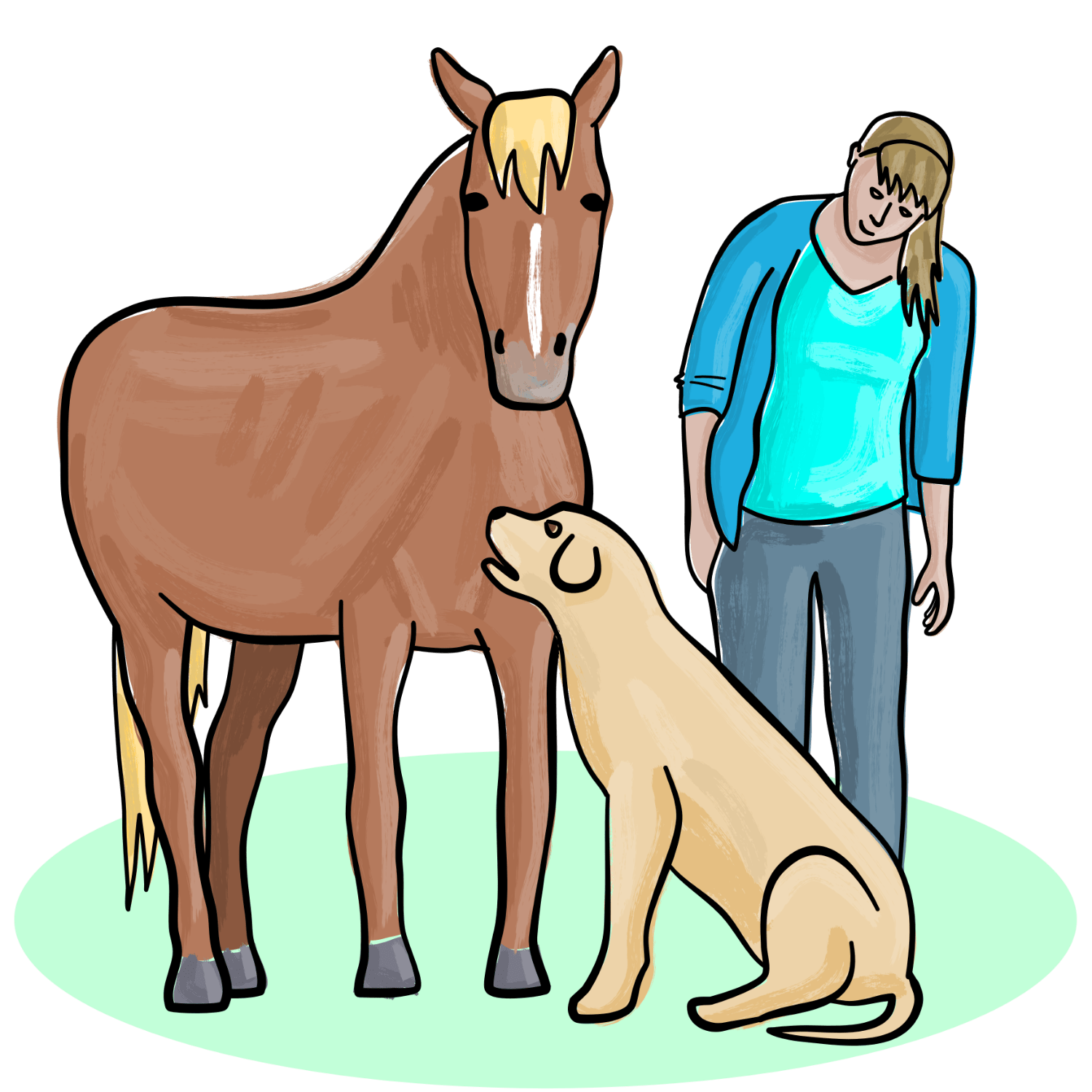 Passenden Therapeuten für Hund und Pferd finden